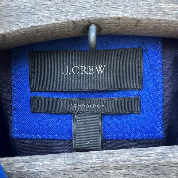 J.Crew schoolboy two button blazer blue SIZE 0 - Picture 4 of 10